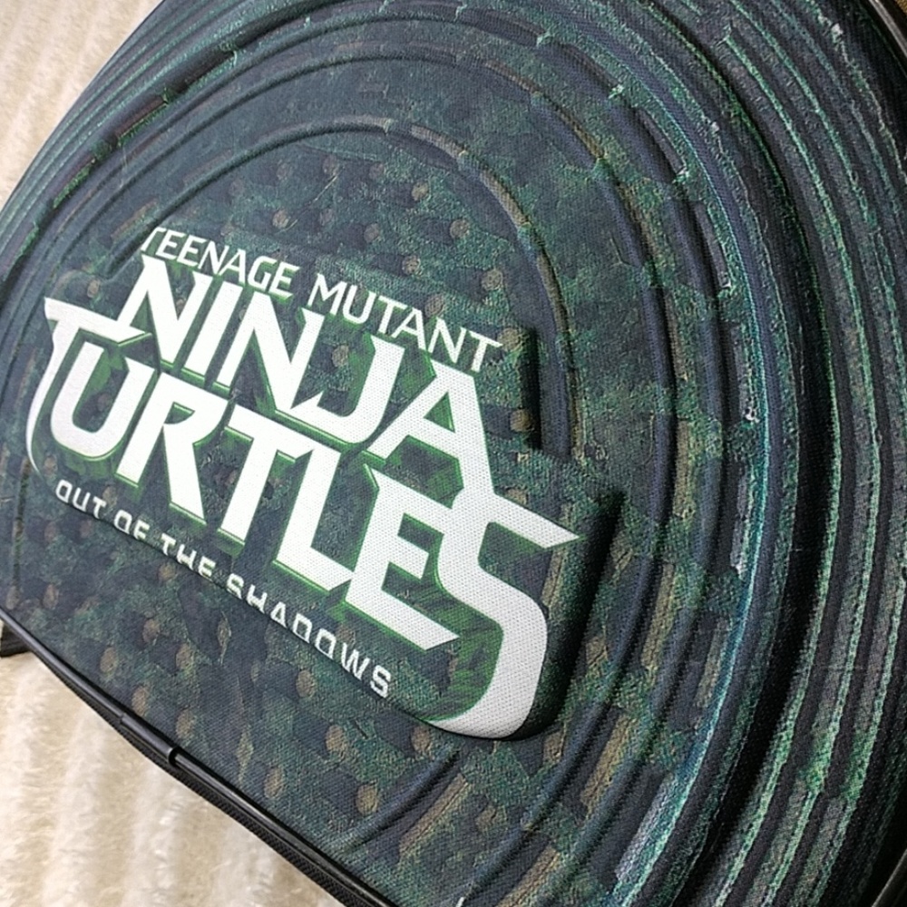 NEW Kid's Backpack Teenage Mutant Ninja Turtle 16" Sewer Shell Mesh Side Pockets - Picture 5 of 8